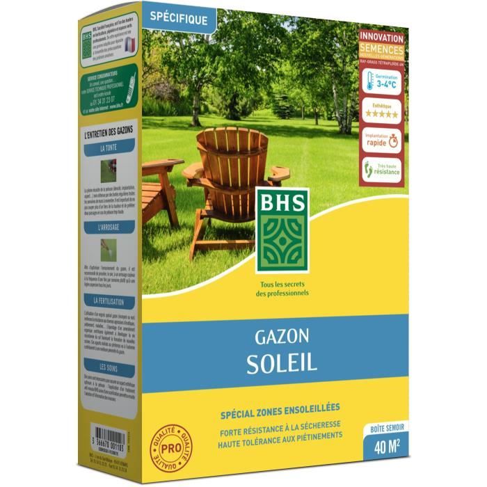 Lawn - BHS - Sun Lawn 1kg | Resistant to the Mediterranean climate and drought