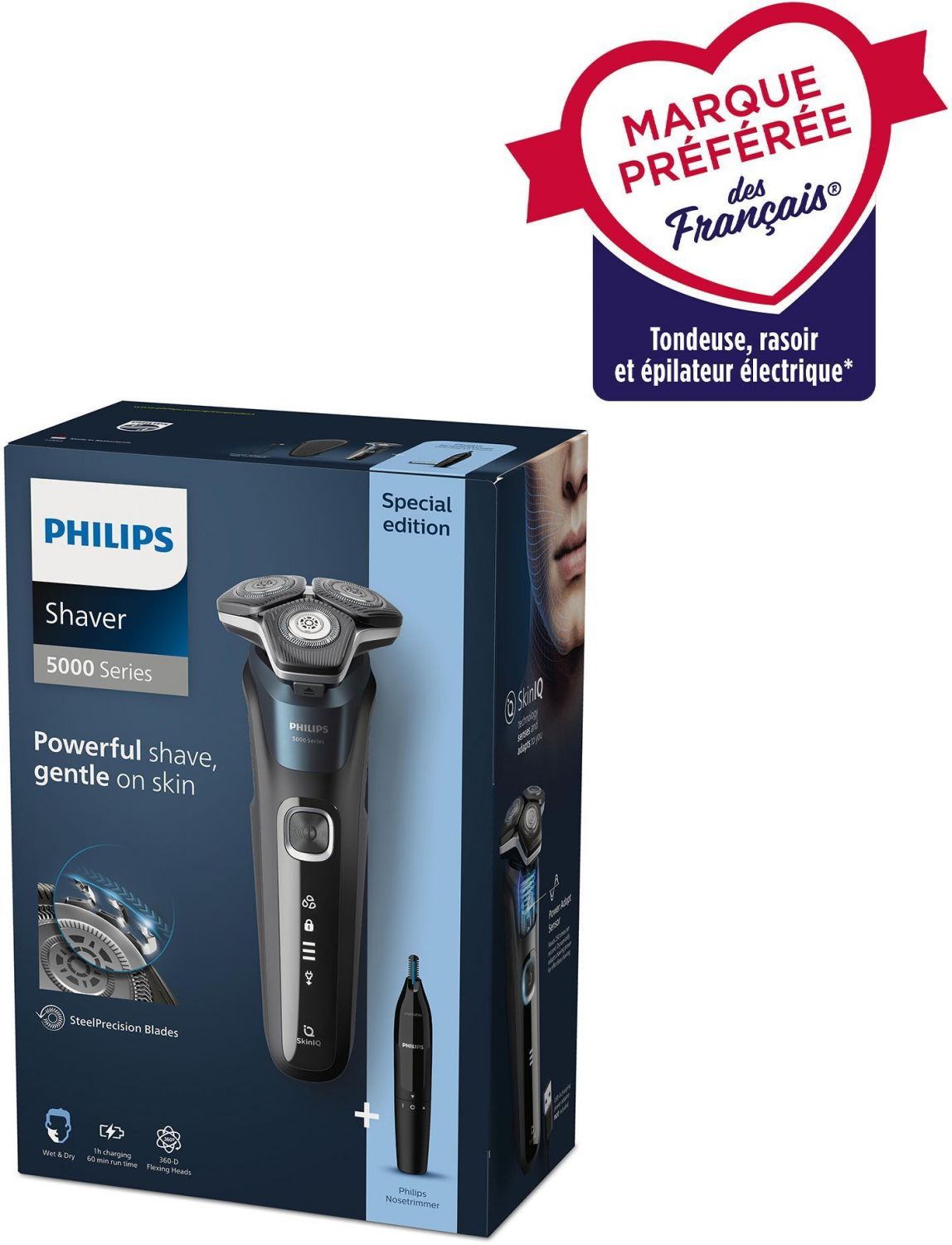 Philips Waterproof Rechargeable Electric Shaver - S5889-11