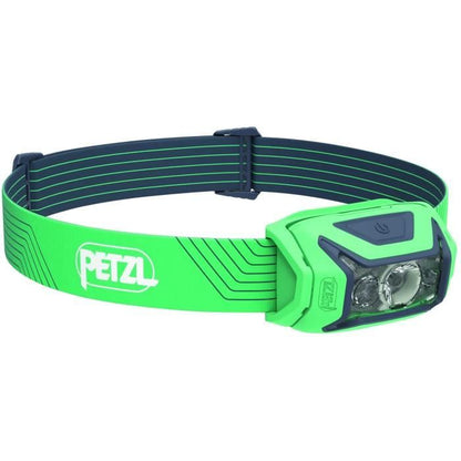 Headlamp - PETZL - ACTIK - Running / Trekking - 450 lumens - 3 AAA/LR03 batteries included - Green