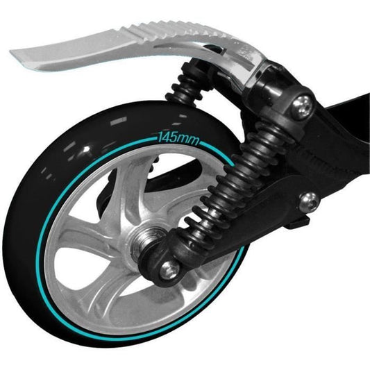 Adjustable folding scooter with double suspensions 145mm - SKIDS CONTROL CARBON - JK525145