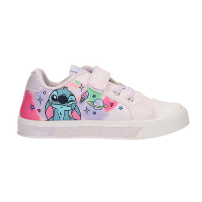 Disney Stitch canvas trainers with ligths
