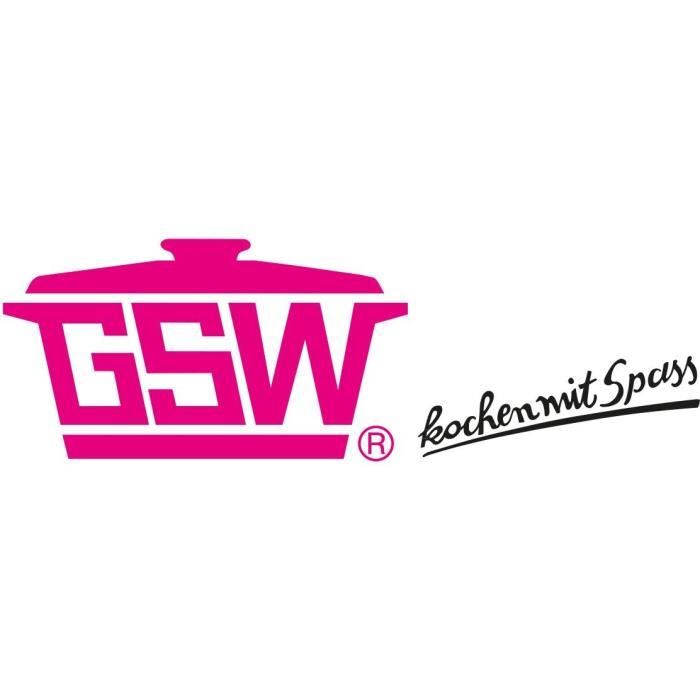 GSW Greblon ceramic induction cooker with induction Bolero Gray - 28 cm