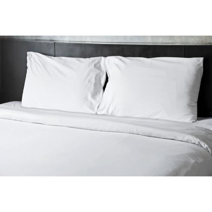 Flat sheet - HOME LINGE PASSION - 240 x 300 cm - White