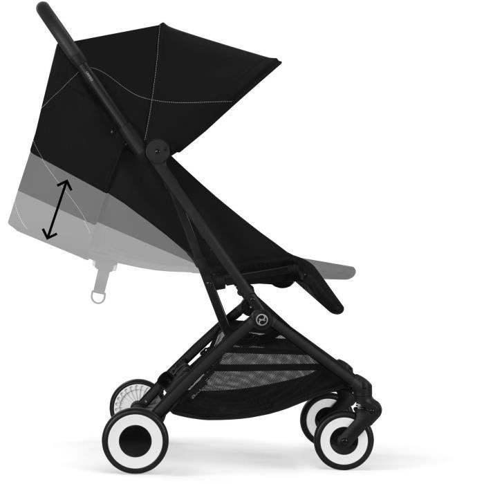 CYBEX - Ultra-compact and comfortable stroller - ORFEO - 4 wheels - Magic Black