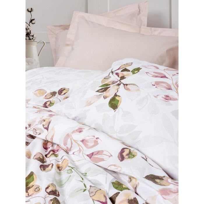 Bedding set - 1 duvet cover 220 x 240 cm + 2 pillowcases 60 x 60 cm - 100% cotton - Beige