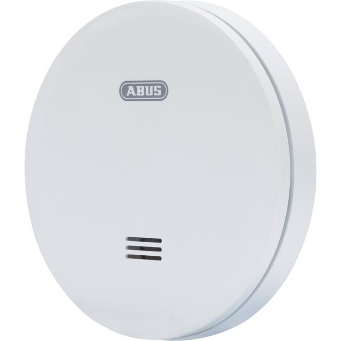 Smoke detector - ABUS - RWM160 - Ultra-flat design - 40 m² protection - 85 dB alarm - 10-year lithium battery