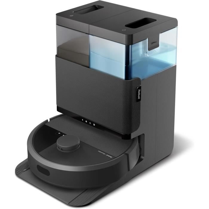 Robot Vacuum Cleaner - iRobot Roomba Plus 405 - Black - IoT Compatible - Programmable Cleaning