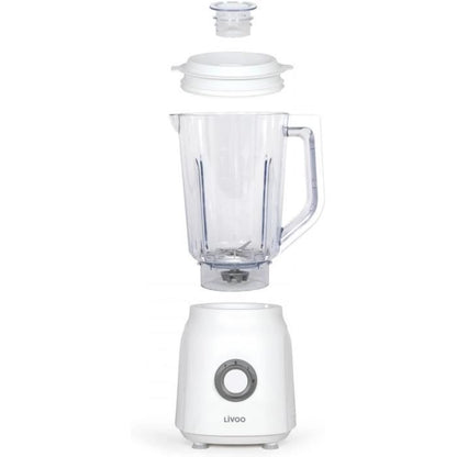 Blender - LIVOO - 1.5 L - 600 W - 22,000 rpm - 2 speeds - Turbo white