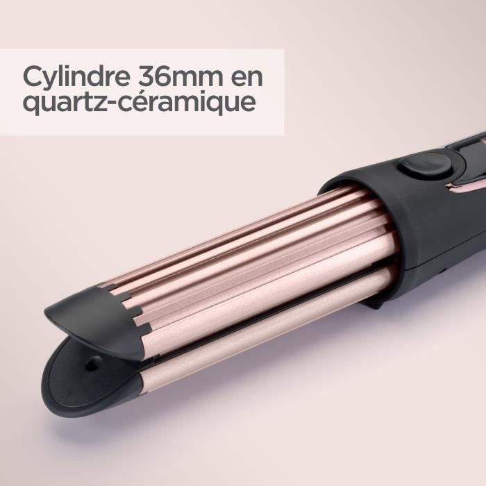 BABYLISS C112E Curl Styler Luxe curling iron - Slotted cylinder with ceramic plates - Fresh air technology - Large diameter
