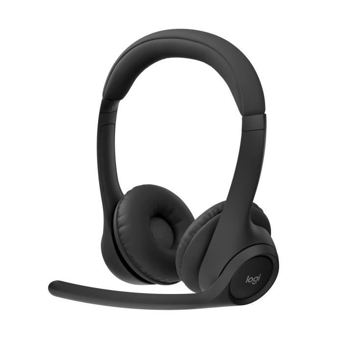 Logitech Zone 300 Bluetooth Wireless PC Headset with Noise-Cancelling Microphone - Black
