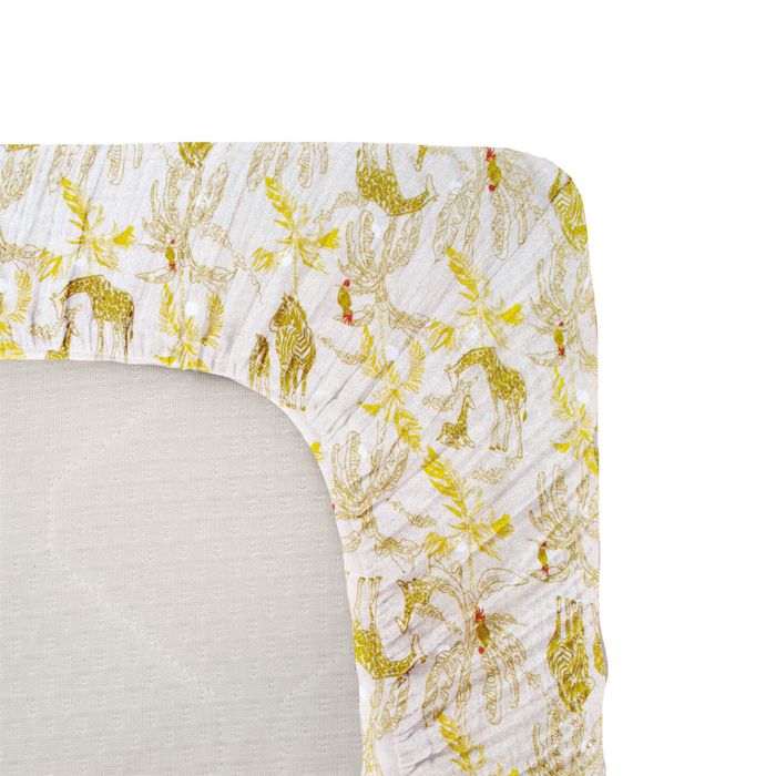 Jersey fitted sheet - DOMIVA - Honey Moon - 70 x 140 cm - Stretch cotton - oeKO-TEX