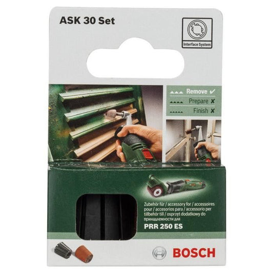 BOSCH Conical abrasive holder PRR 30mm + abrasive