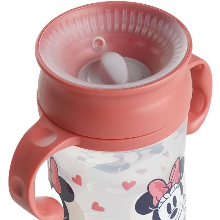 360 DEGREE TRAINING CUP - 360 training cup with lid MINNIE