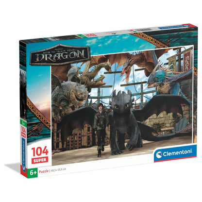 How To Train Your Dragon puzzle 104pcs