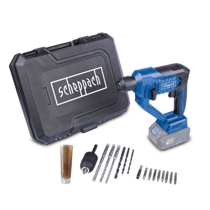 Hammer drill - SCHEPPACH - 20V IXES - 1.3 J - SDS plus chuck + accessories and case - without battery or charger - C-RHD130-X