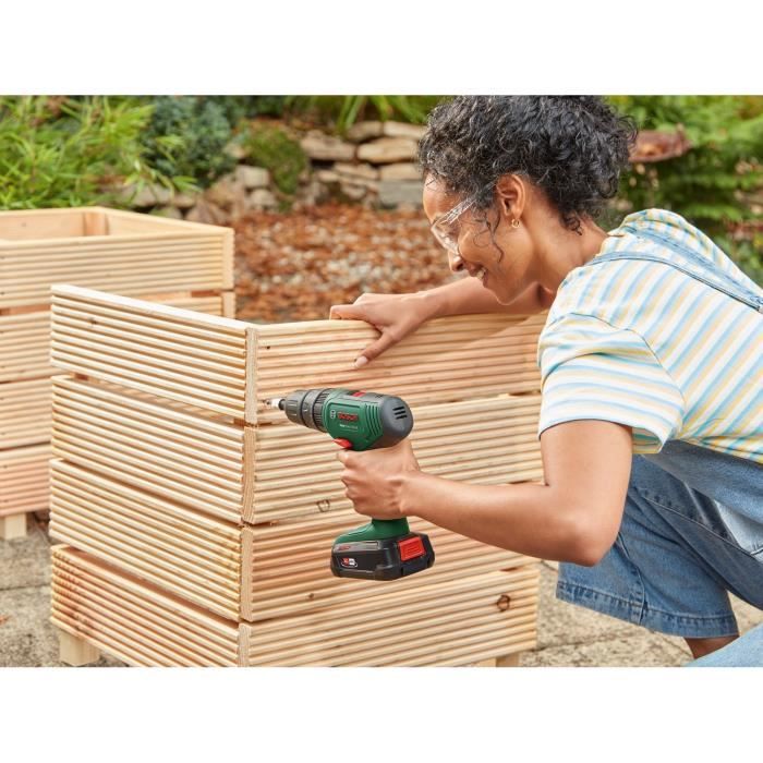 UniversalImpact 18V Drill Driver (1x1.5Ah/1x 2.5Ah) + 46AC set + AL18V-20 in Systembox S