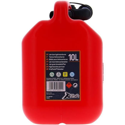 Plastic jerrycan - XL TECH - 506021 - Capacity 10 liters - Specially approved for hydrocarbons