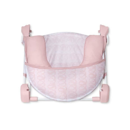 INGENUITY Foldable Baby Girl Bath Seat Pink