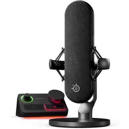Studio quality XLR Gaming Microphone - STEELSERIES - ALIAS PRO - Black
