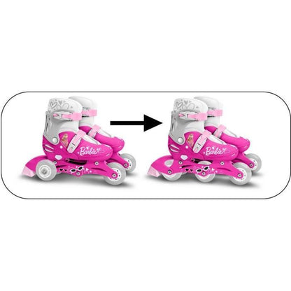 STAMP - Two-in-One 3 Wheel Inline Skates - Barbie
