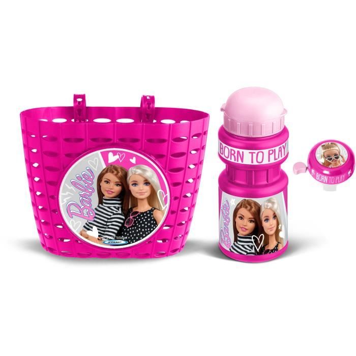 Fun set including a trash can + a can + a bell - MATTEL - BARBIE