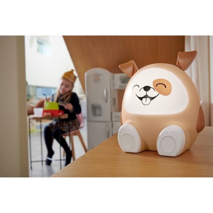 Light speaker & night light - BIGBEN - Dog - Bluetooth 5.0, 15W, Adjustable night light, Timer, USB-C battery