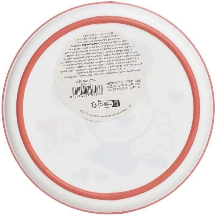 3 PIECE MEAL SET MINNIE CUP / BOWL / PLATE - Set 3pcs Non-Sl