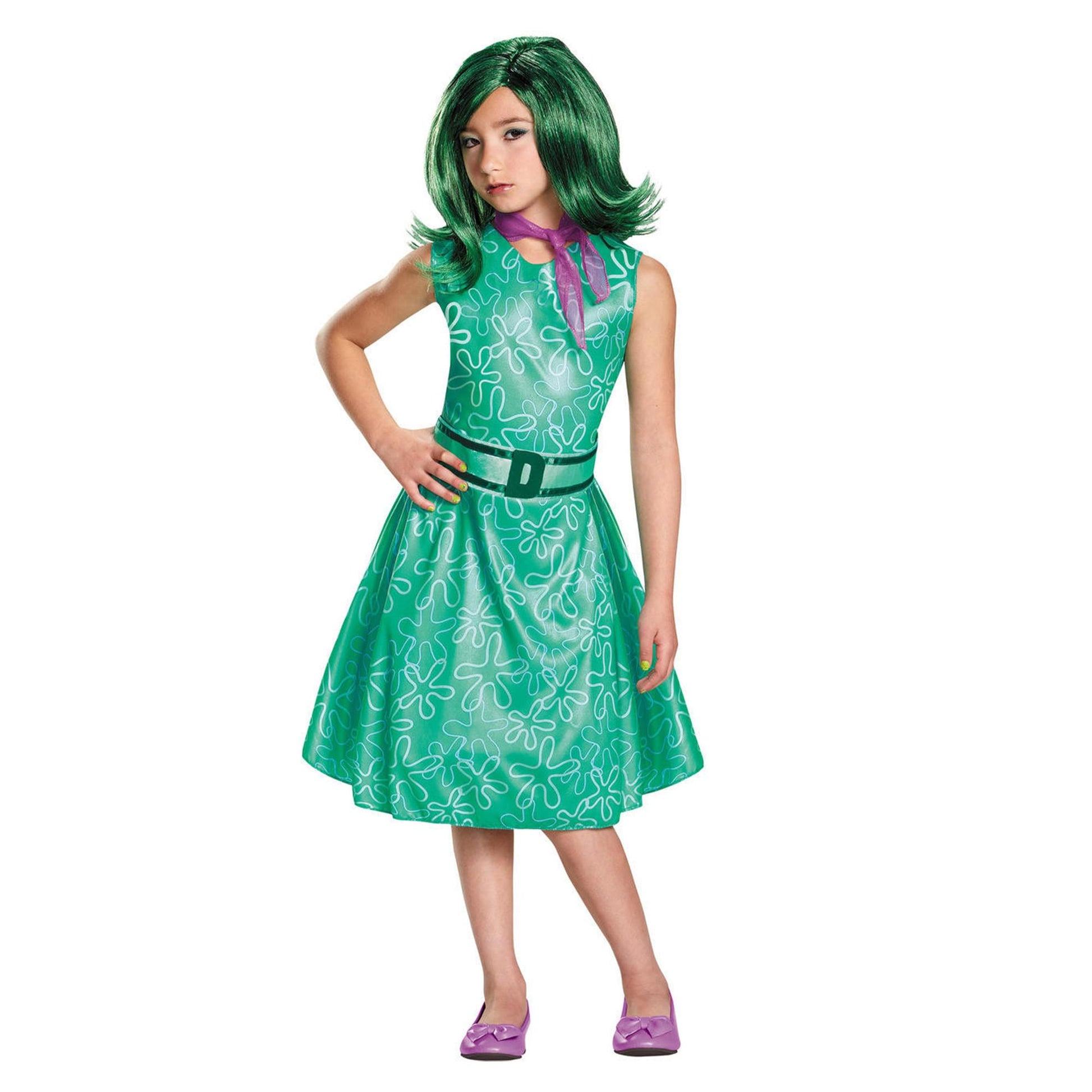 Disney Pixar's Inside Out Disgust Classic Child Costume Large 10-12