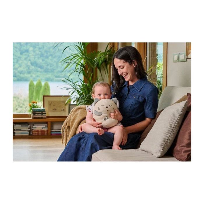 Plush kitten - CHICCO - Grey - From birth