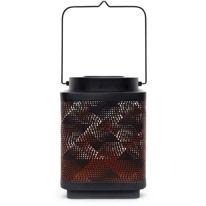 Solar lantern - GARDEN ID Attract - Orange 11 x 11 h15 cm - 6 to 8 hours autonomy - Mobile - On/off button.
