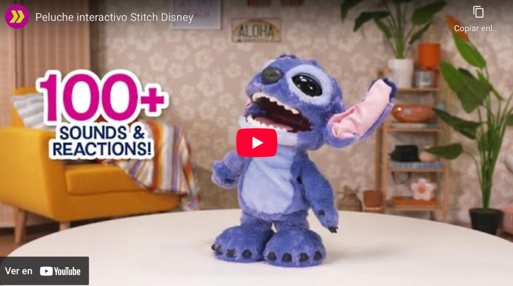 Disney Stitch Interactive plush toy