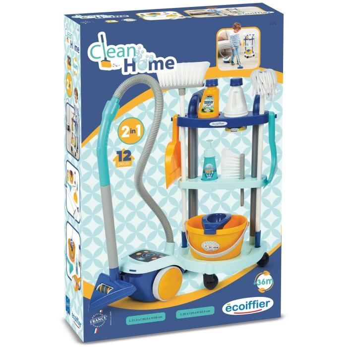 Cleaning trolley + vacuum cleaner - ECOIFFIER - 2774 - Cleaning becomes a pleasure