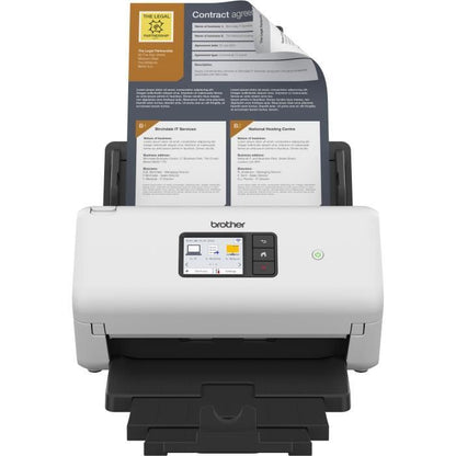 Scanner - BROTHER - ADS-4500 - Office Documents - Duplex - 70 ppm/35 ipm - Ethernet, Wi-Fi, Wi-Fi Direct - ADS4500WRE1