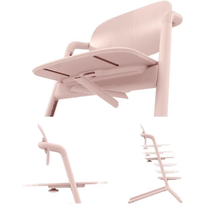 CYBEX - High chair - 3 in 1 pack - LEMO 2 - Pink - Adjustable in height and depth - Baby set included