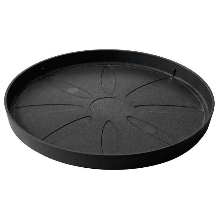 Saucer - DEROMA - Origin - 67 x h6 cm - Anthracite