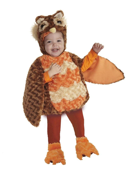 Belly Babies Brown Owl Costume Child Toddler Medium 18-24 Months