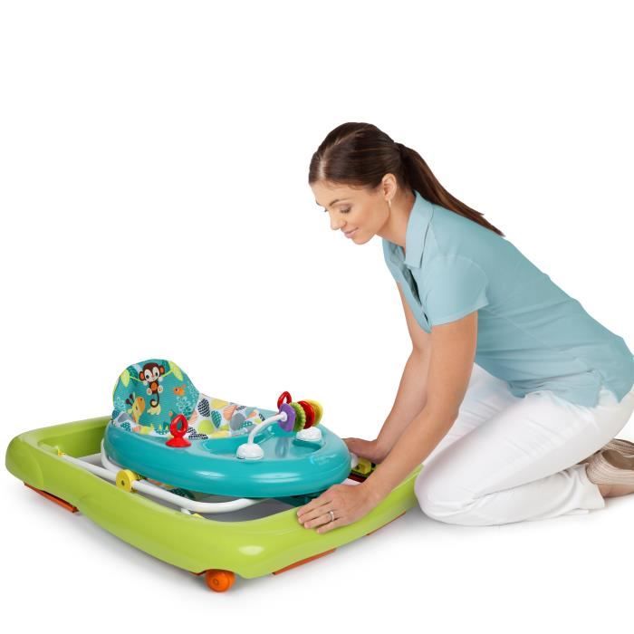 BRIGHT STARTS Giggling Safari Baby Walker