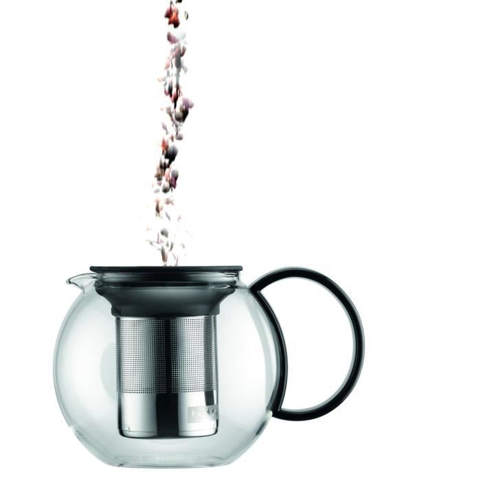 Assam - Theiere A Piston Bodum, plastic cover, stainless steel filter, 0.5 L