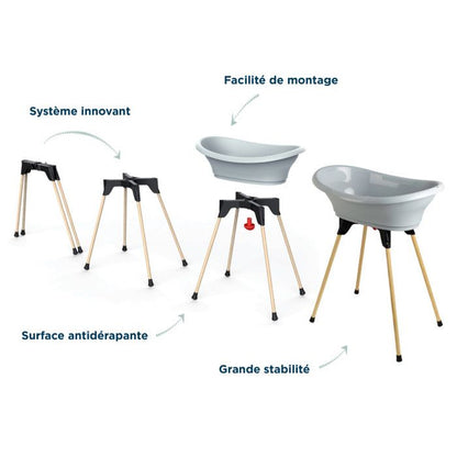 THERMOBABY BATH PACK VASCO 5 IN 1 CHARM GRAY