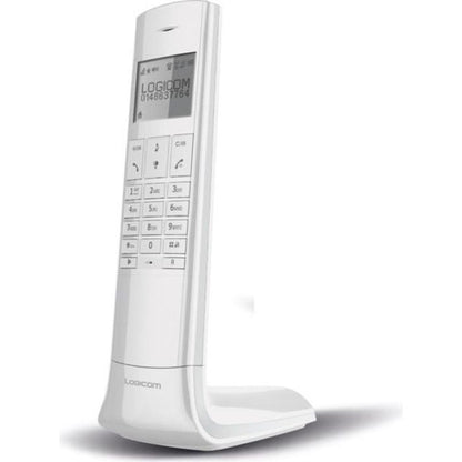 Logicom Luxia 150 Solo Cordless Telephone Answering Machine White Gray