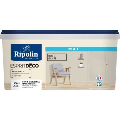 RIPOLIN All pieces wall paint, Ripolin - Matt beige, 2.5L