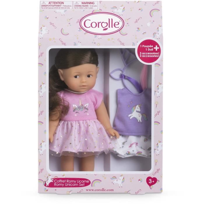 Mini doll - COROLLE - Romy Unicorn - 20 cm - vanilla scent - ready to offer