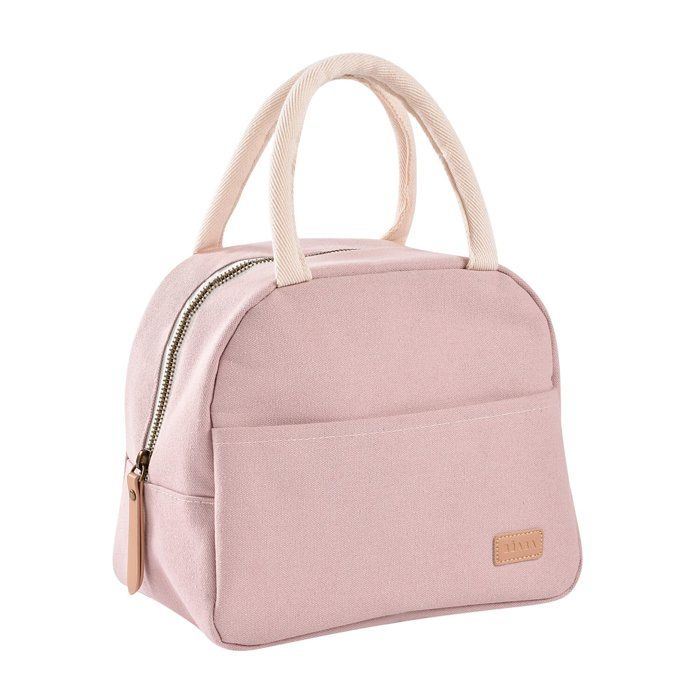 Powder Pink Insulated Lunch Bag