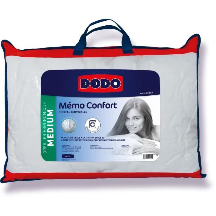 DODO - Memo comfort pillow - 40 x 55 cm - White