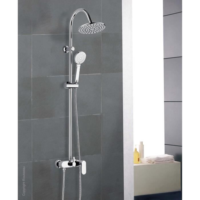 Rousseau Shower column with Dakota mechanical mixer tap