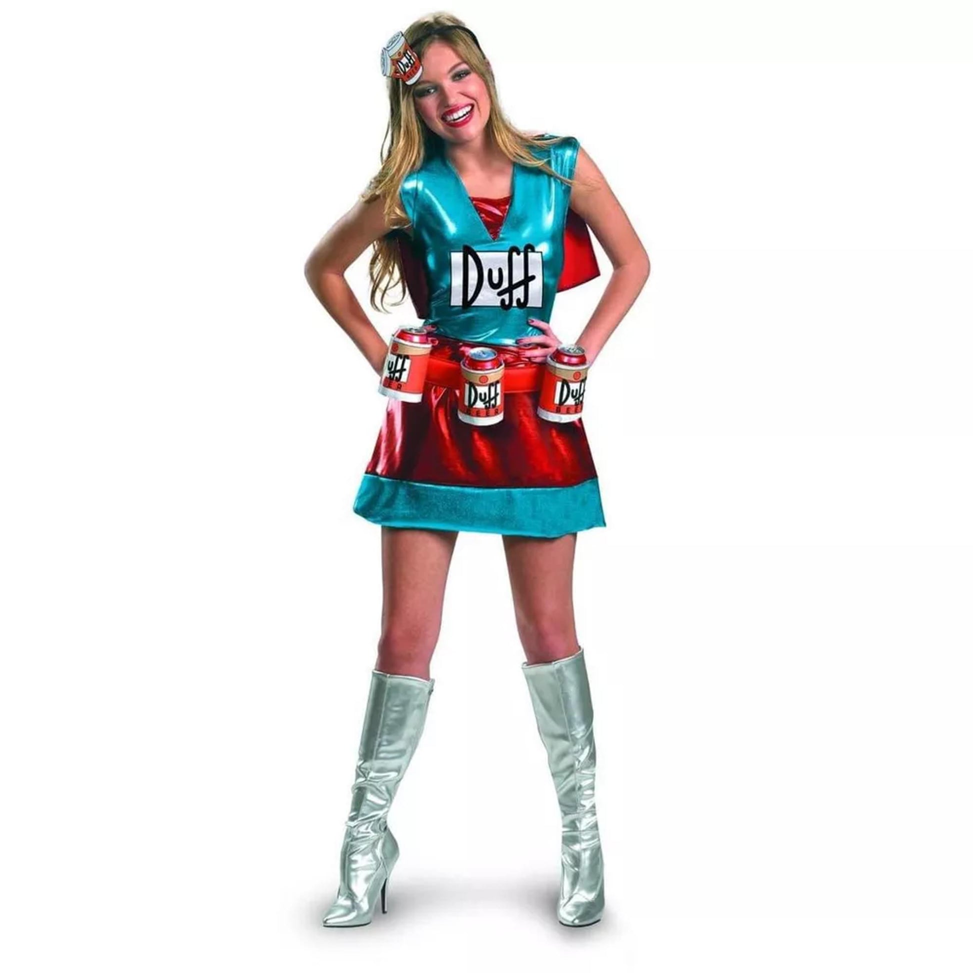 The Simpsons Duffwoman Deluxe Adult Costume Medium 8-10
