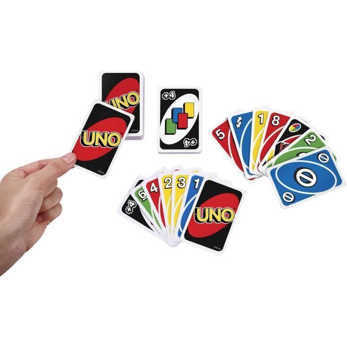 UNO - Uno Classic - Family Card Game - From 2 to 4 Players - Ages 7+