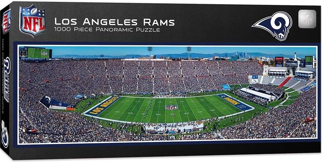 Los Angeles Rams Stadium NFL 1000 Piece Panoramic Jigsaw Puzzle