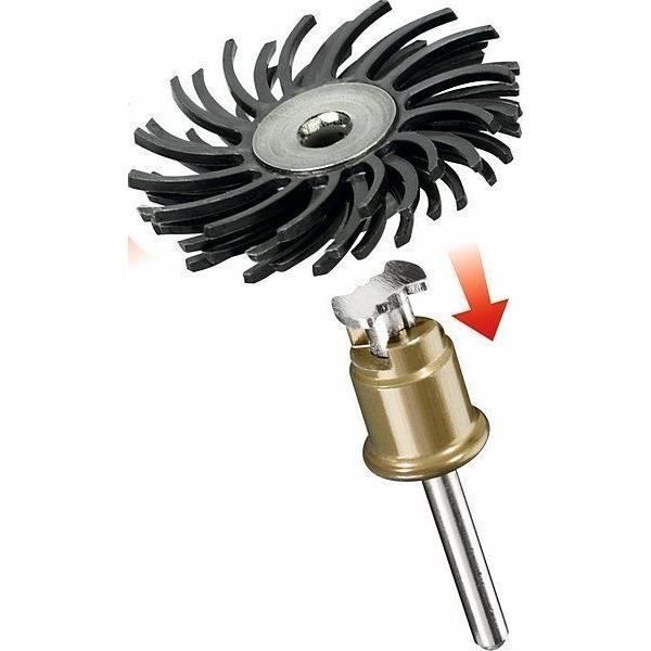 Dremel S471 'Diameter 25mm, grain 36 precision brush, for sanding and polishing)