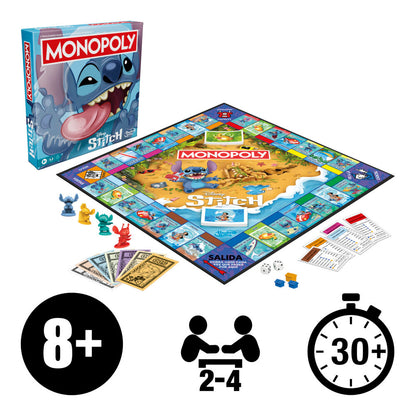 Spanish Disney Stitch Monopoly game